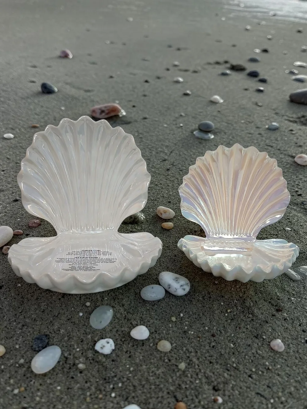 Iridescent Pearl Shell Candle Holder And Soap Holder - Picture 1 of 1